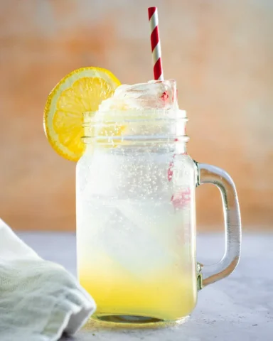 Lemonade Vodka Float